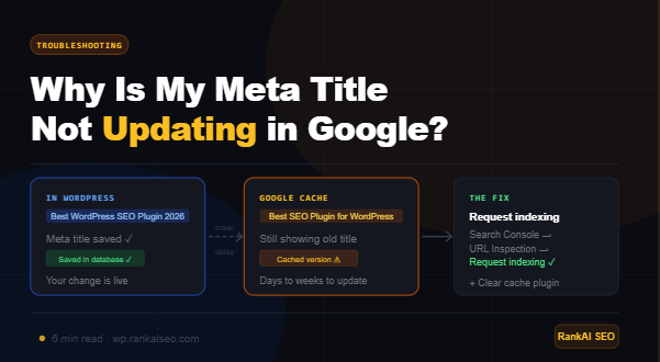Why Is My Meta Title or Description Not Updating in Google?